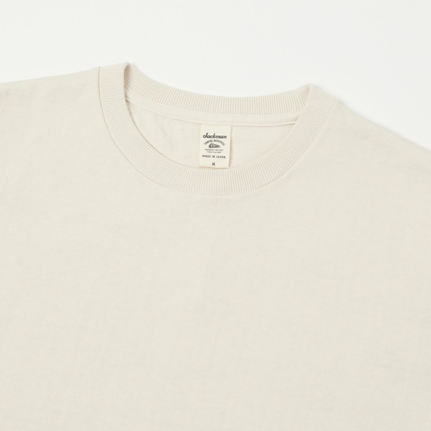 Jackman Dotsume T-Shirt - Birch Sustainable Textile Comfy Choice