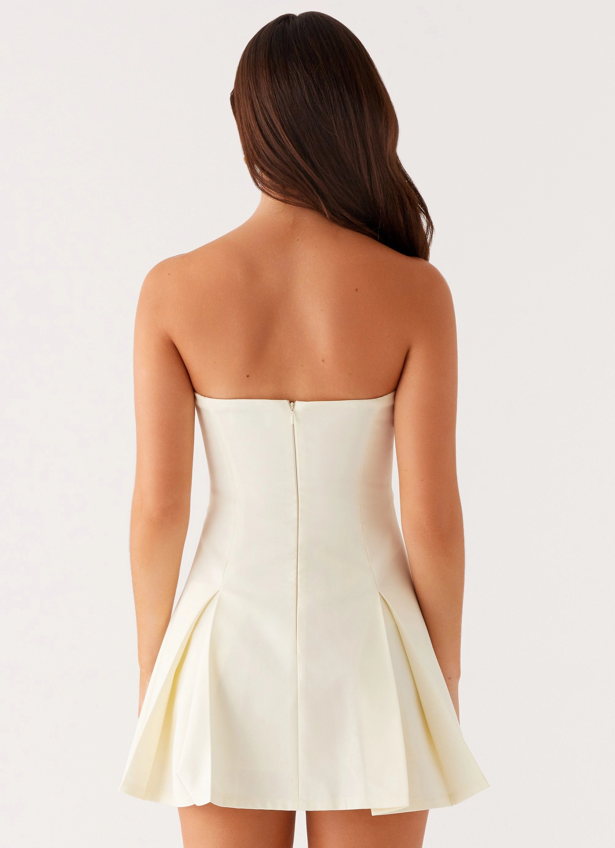 Pure Lines Victoria Strapless Mini Dress - Butter