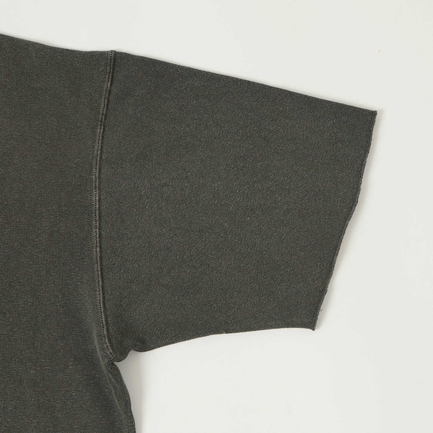 Dubbleworks Cut Off Sleeve Pigment Dyed Sweat Polo Shirt - Black Checkered