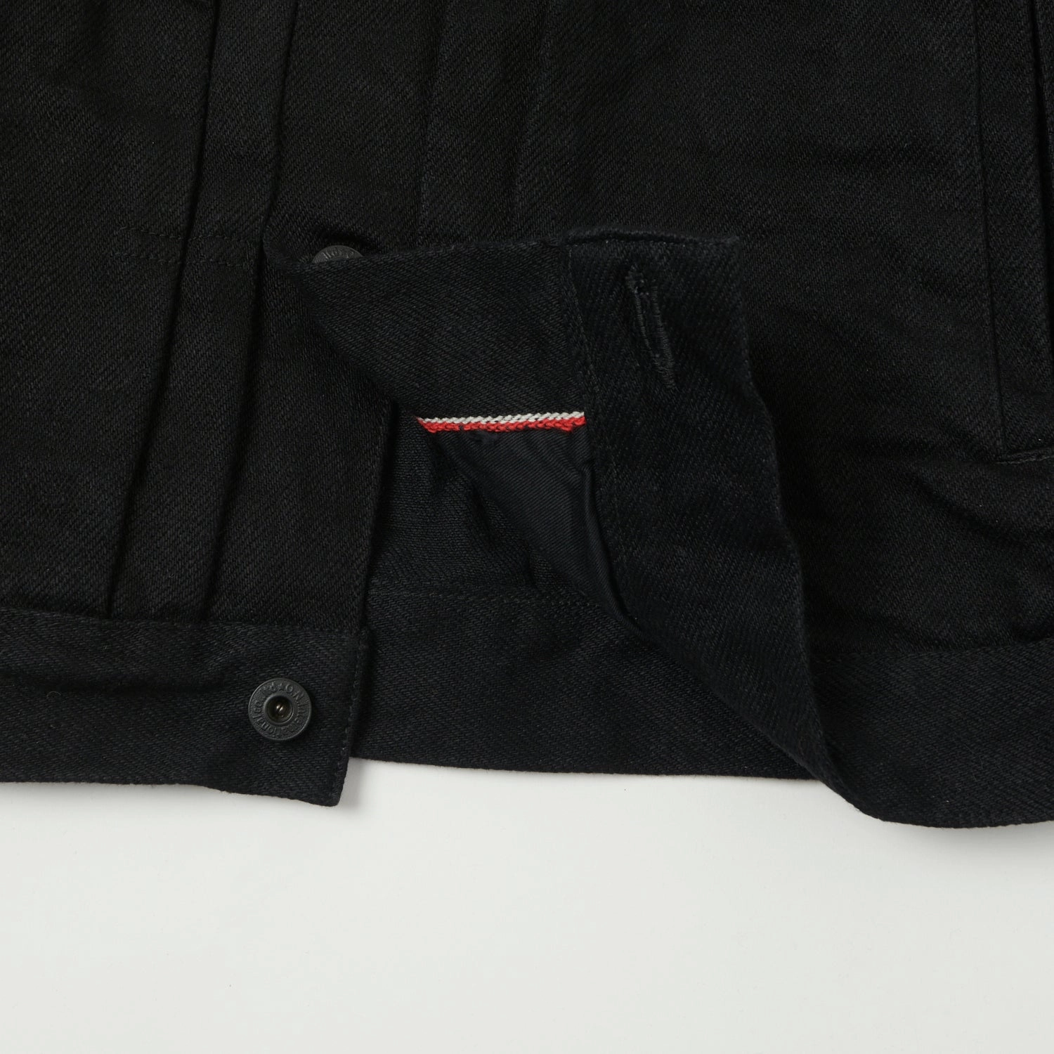 Snow Gear ONI Denim 02516P-ZR-BK Secret Denim Type II Denim Jacket - Black One Wash