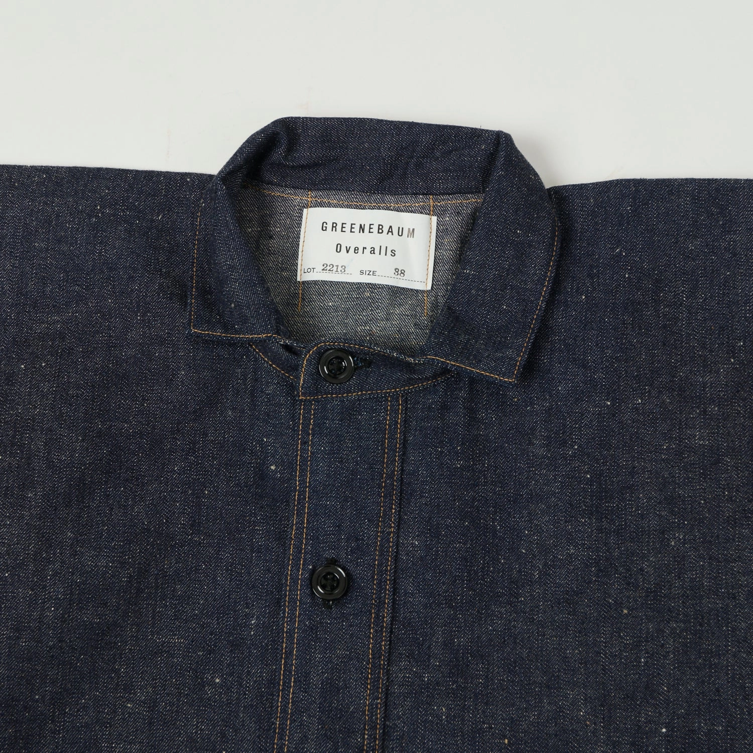 Adaptive Layering System Warehouse & Co 2213 'Greenebaum' 1880s Heavy Leather Bound Jacket - Indigo Denim