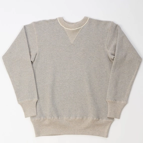 Cozy Outerwear ethnic print Warehouse & Co 403 Plain Sweatshirt - Heather Grey