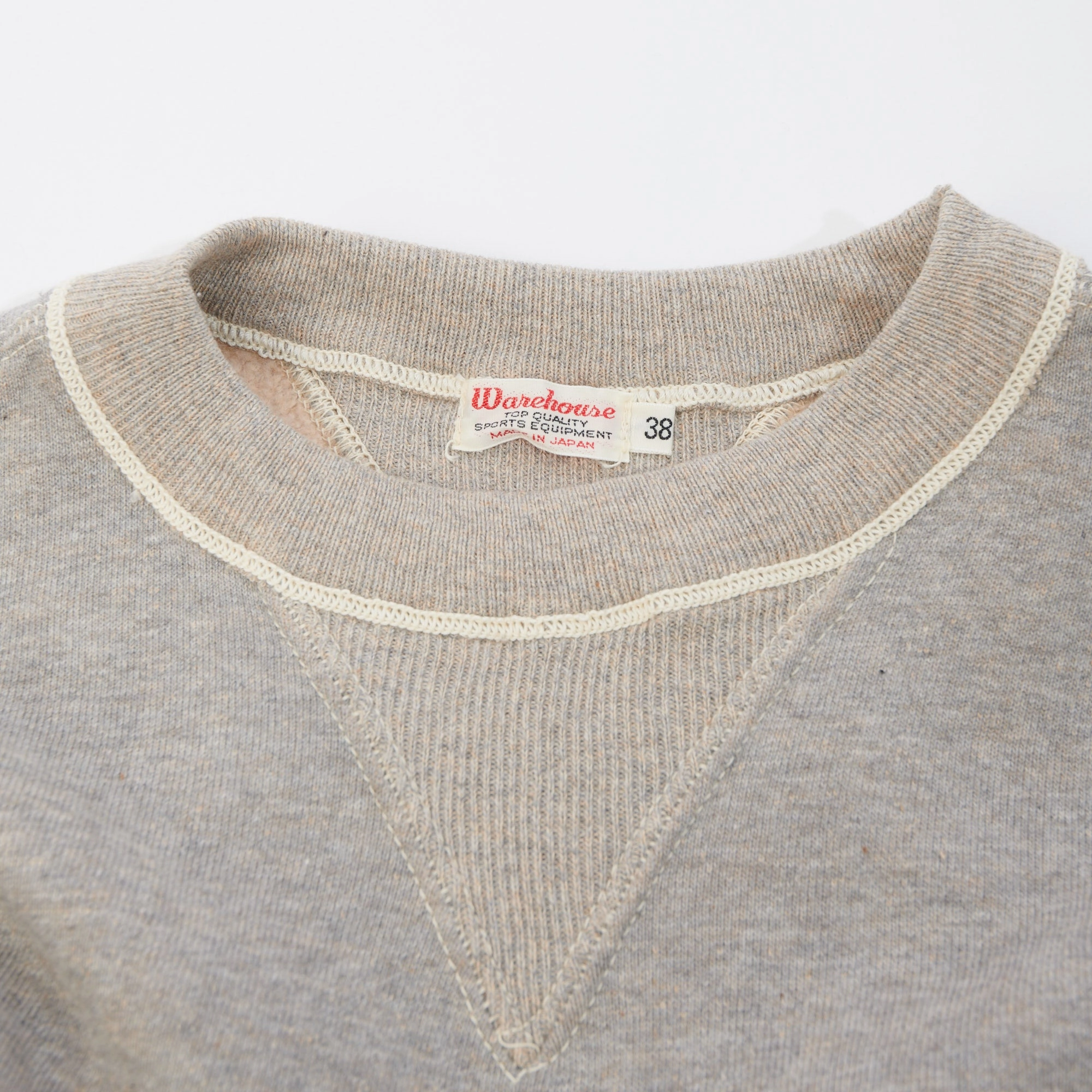Cozy Fit logoed Warehouse & Co 403 Plain Sweatshirt - Heather Grey