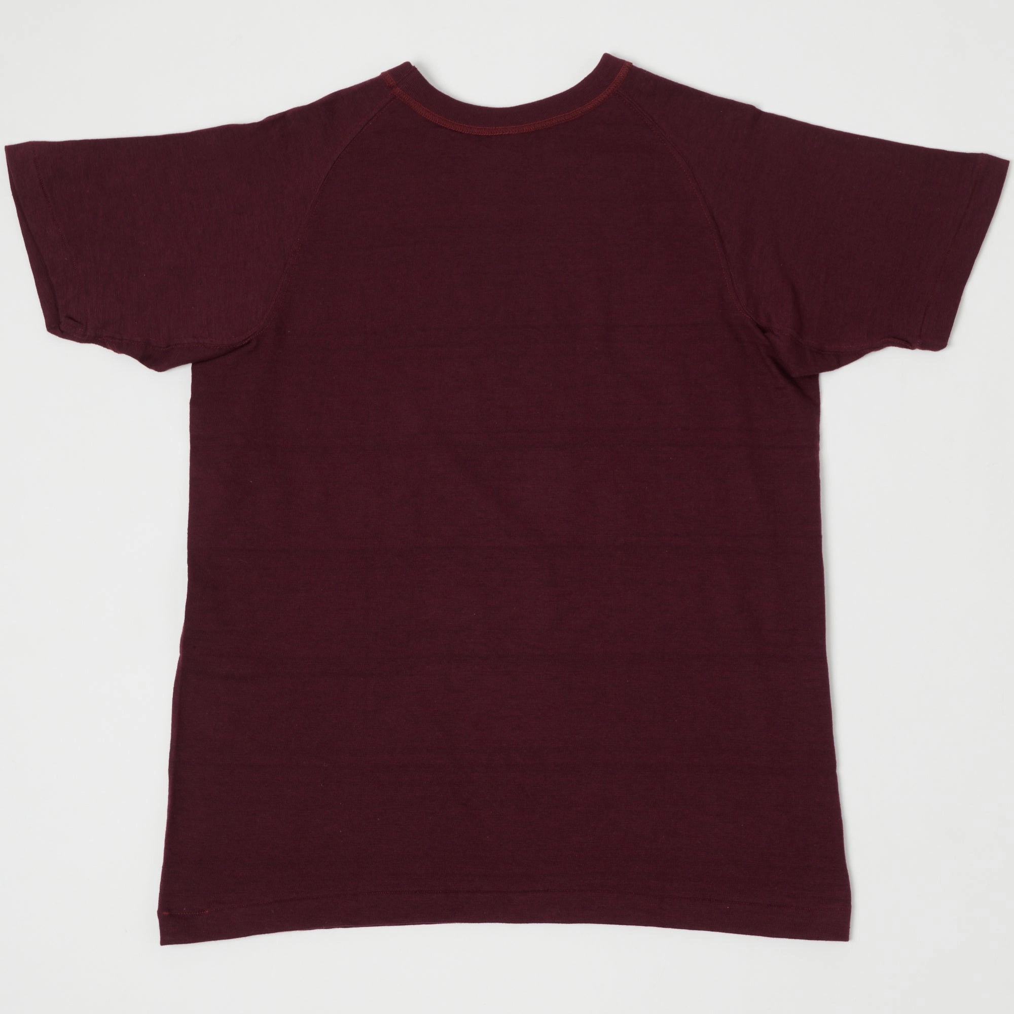 Cozy Feeling Breathable Stretch Warehouse & Co 4048 Freedom Sleeve T-Shirt - Bordeaux