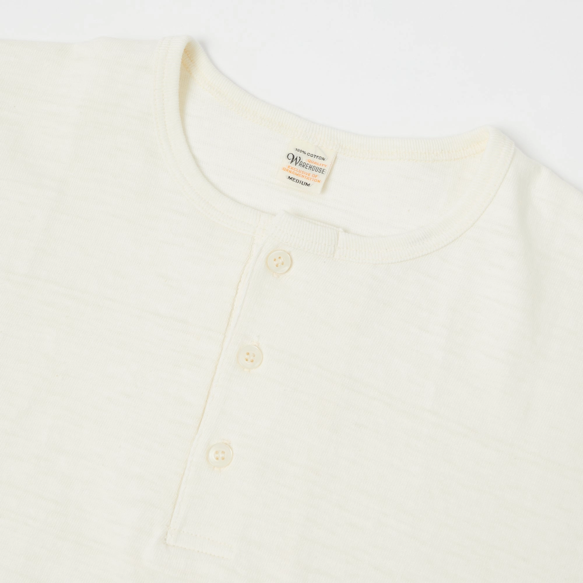 Perfect Wear Modern Simplicity Warehouse & Co 4058 Baseball Henley - Cream/Light Green