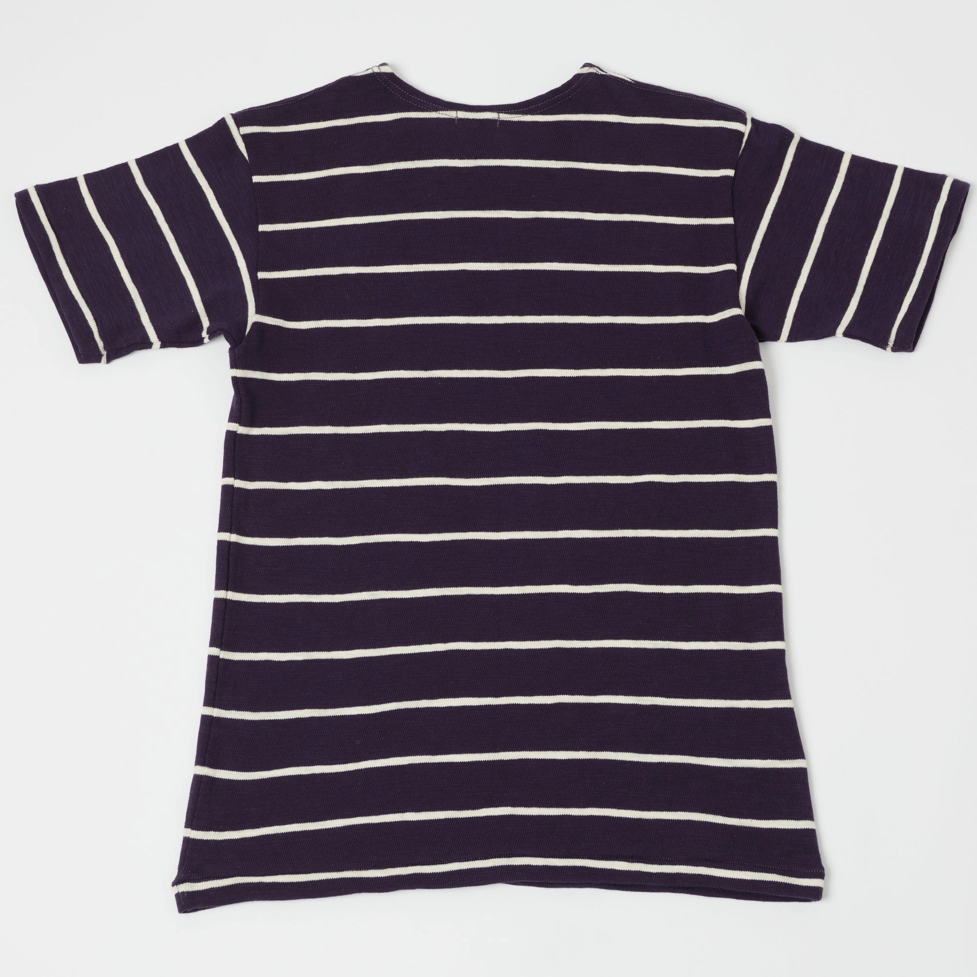 Roomy Design Warehouse & Co 4087 Duck Digger Stripe T-Shirt - Navy/Off White