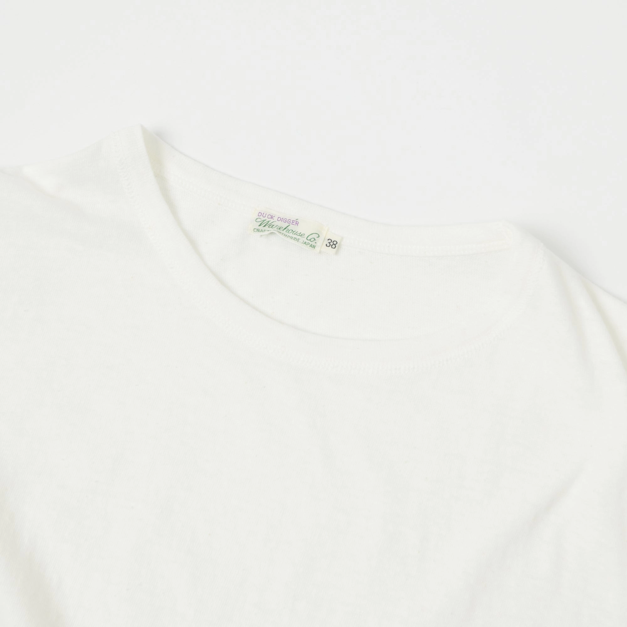 Warehouse & Co 4091 Duck Digger Skivvy T-Shirt  - Off White Sustainable Fibers Travel convenience