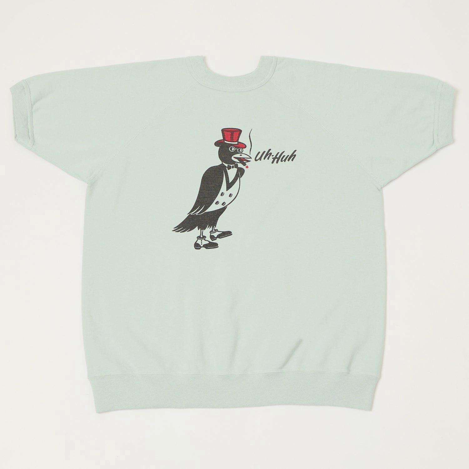 Classic Fit Warehouse & Co 4104 S/S Sweatshirt 'Crows Nest' - Sax