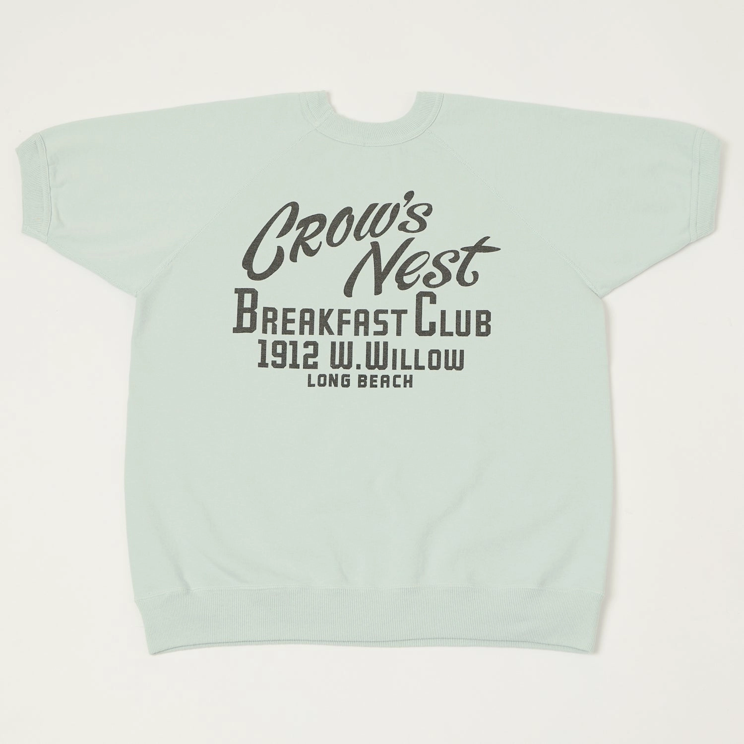 Windproof Design Warehouse & Co 4104 S/S Sweatshirt 'Crows Nest' - Sax