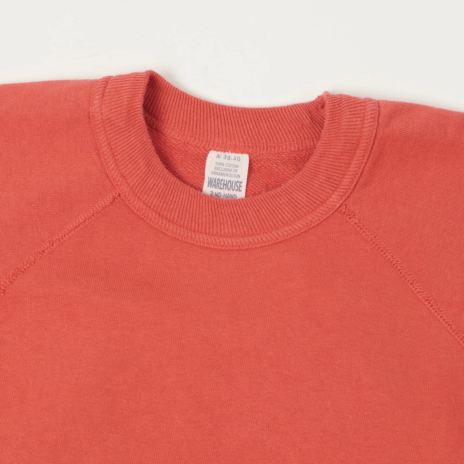 Warehouse & Co 4105 Short Sleeve Pocket Sweatshirt - Red Ombre