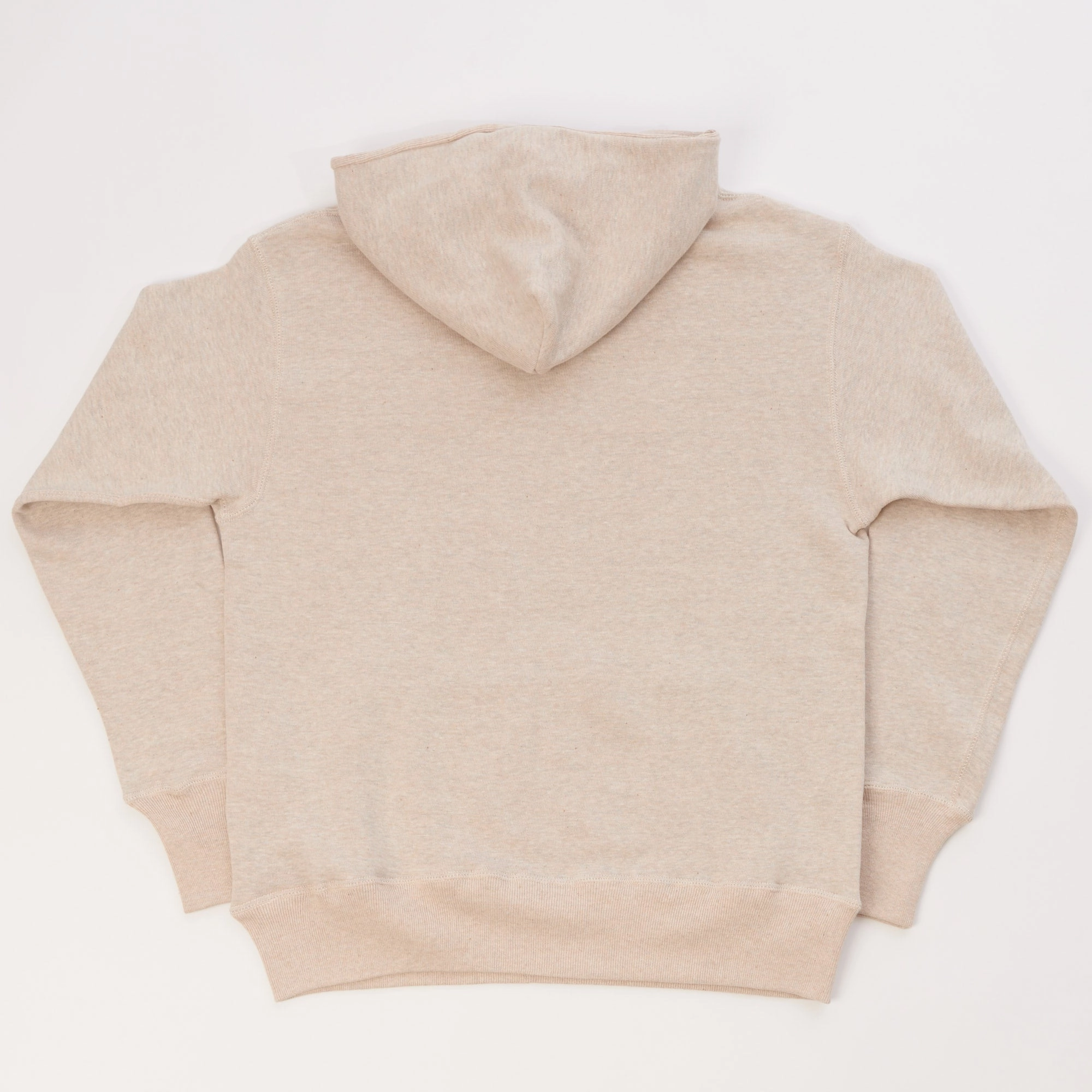 Gift worthy Warehouse & Co 450 Two Needle Hooded Sweatshirt - Oatmeal