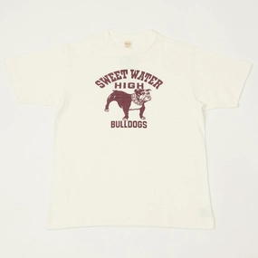 Warehouse & Co 4601 'Sweet Water High' T-Shirt - Off White Comfort Fit