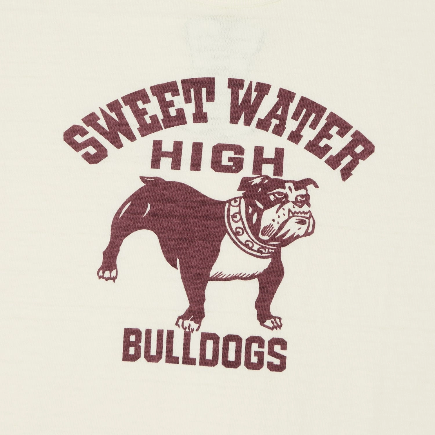 Warehouse & Co 4601 'Sweet Water High' T-Shirt - Off White Cool and casual VintageWash