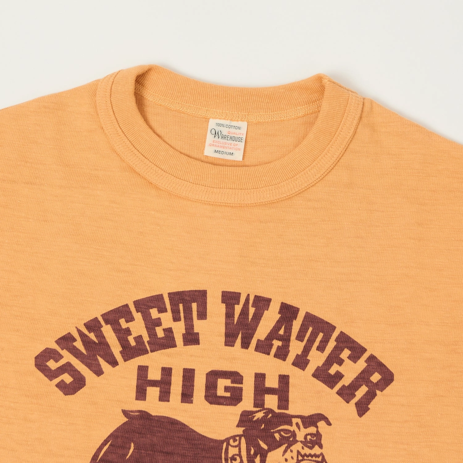 Warehouse & Co 4601 'Sweet Water High' T-Shirt - Orange Perfect Layering sporty wear