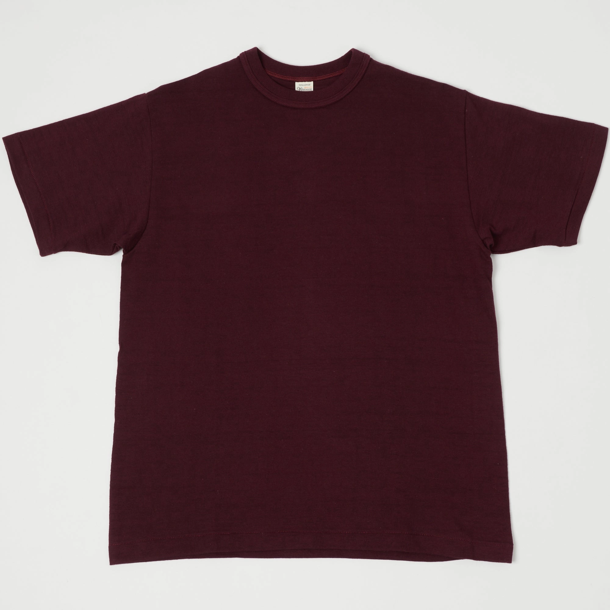 Warehouse & Co 4601 Classic T-Shirt - Bordeaux Timeless Must-Have harmonious