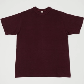 Warehouse & Co 4601 Classic T-Shirt - Bordeaux Timeless Must-Have harmonious