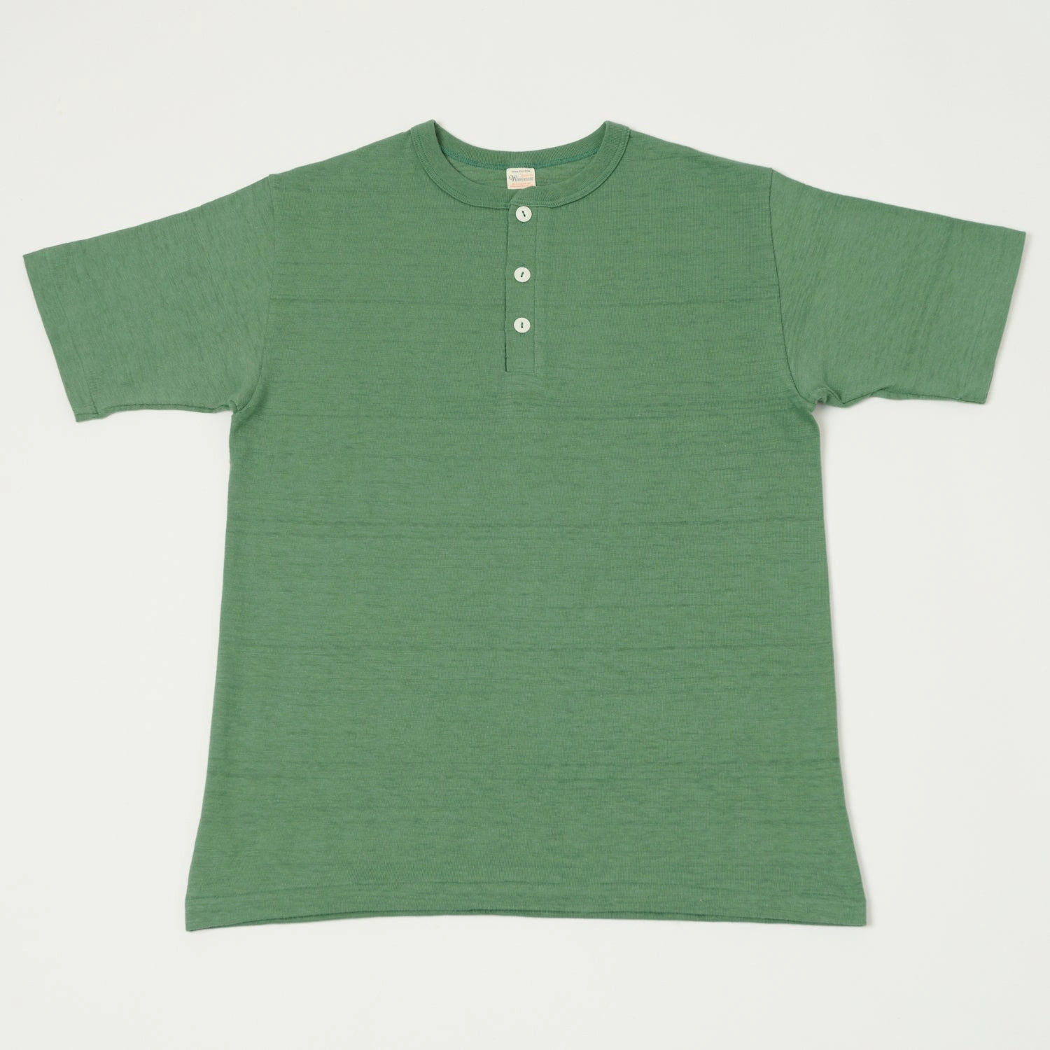 Breathable Design Warehouse & Co 4601 Henley T-Shirt - MC Green