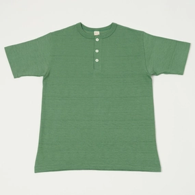 Breathable Design Warehouse & Co 4601 Henley T-Shirt - MC Green
