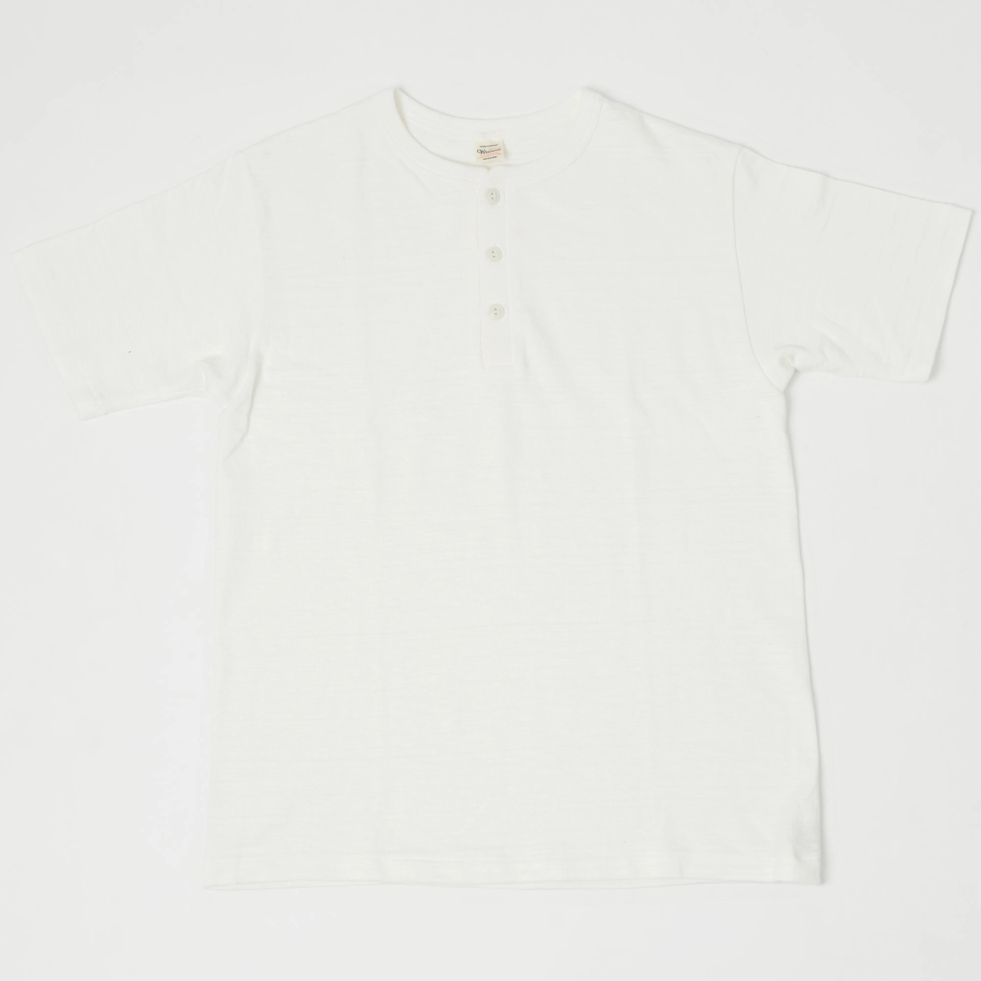 Flexible Fit Design Warehouse & Co 4601 Henley T-Shirt - Off White