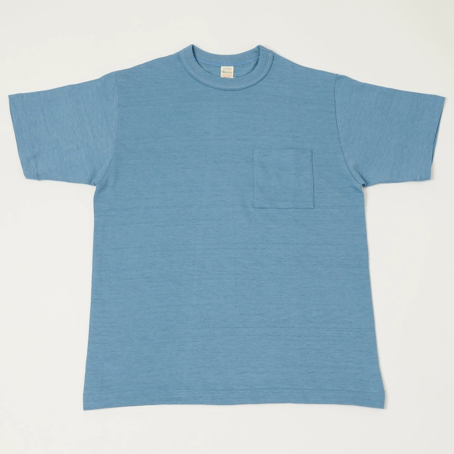Warehouse & Co 4601 Pocket T-Shirt - Pale Blue Vintage authenticity