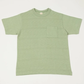 Warehouse & Co 4601 Pocket T-Shirt - Pale Green SustainableManufacturing