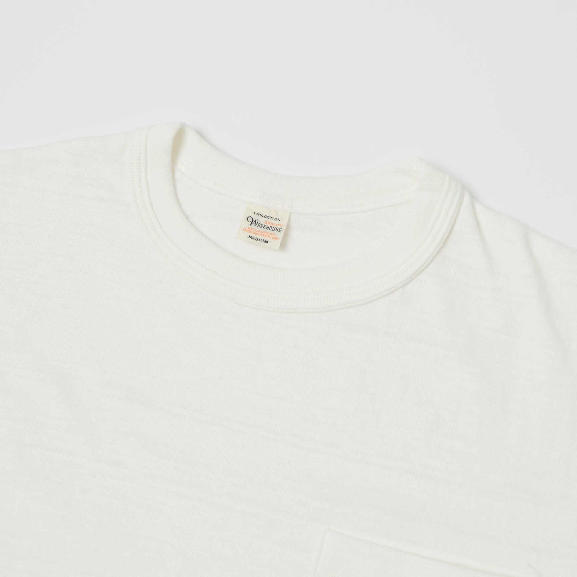 Ultimate Comfort Comfortable apparel Warehouse & Co 4601 Pocket T-Shirt- Off White