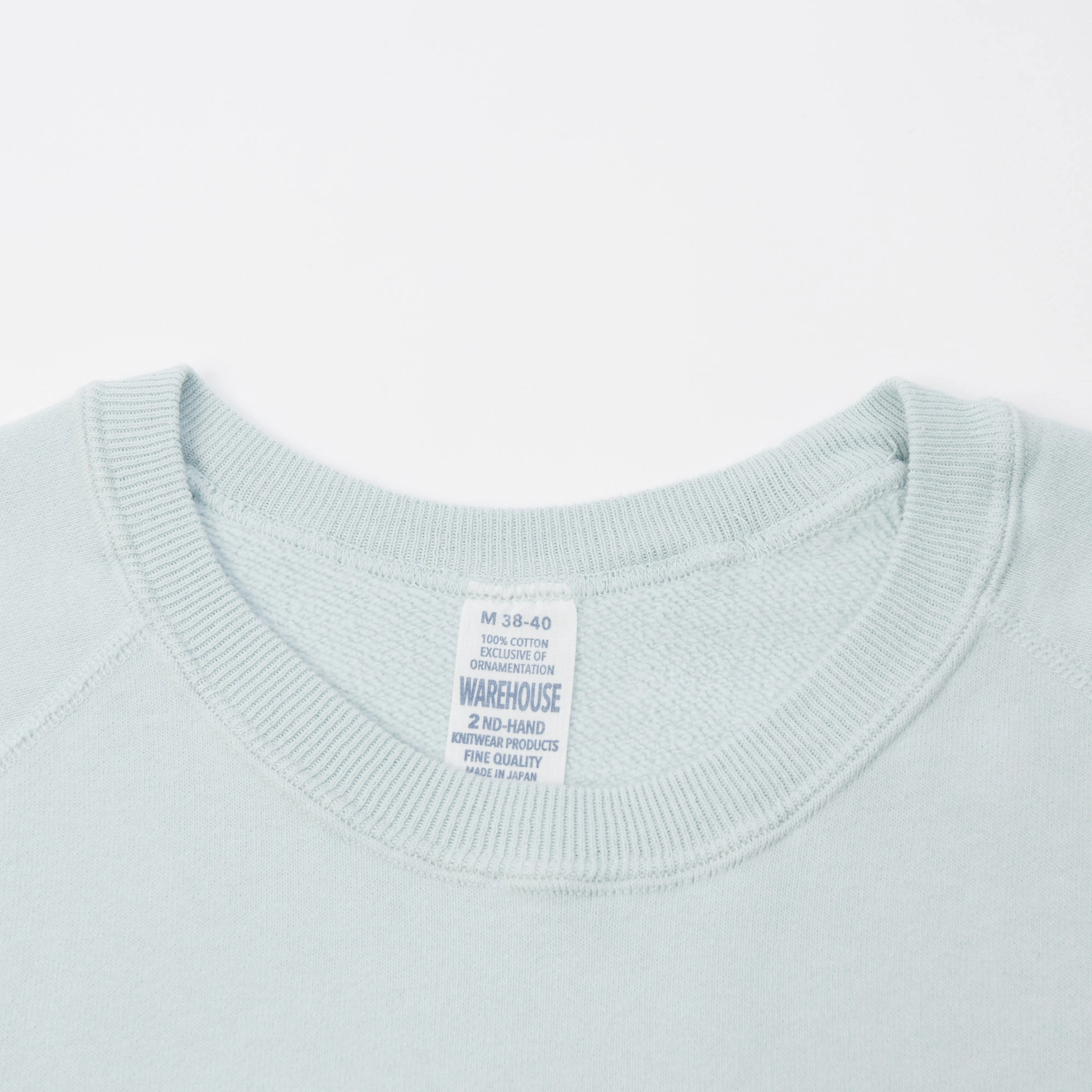 Warehouse & Co 461 Raglan Sleeve Sweatshirt - Sax Blue Cold Weather Look