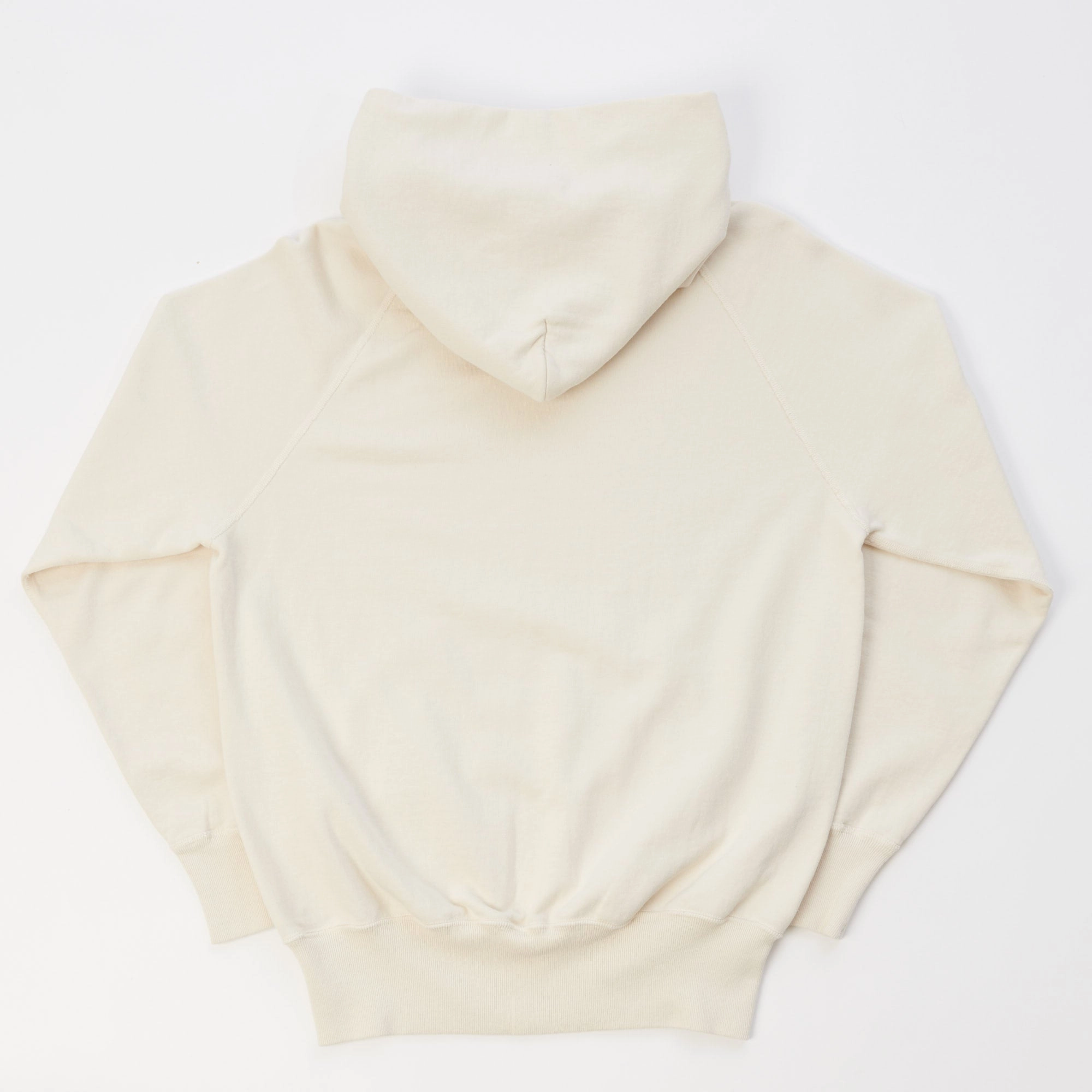 Cozy Texture Warehouse & Co 462 Raglan Sleeve Hooded Sweatshirt - Cream