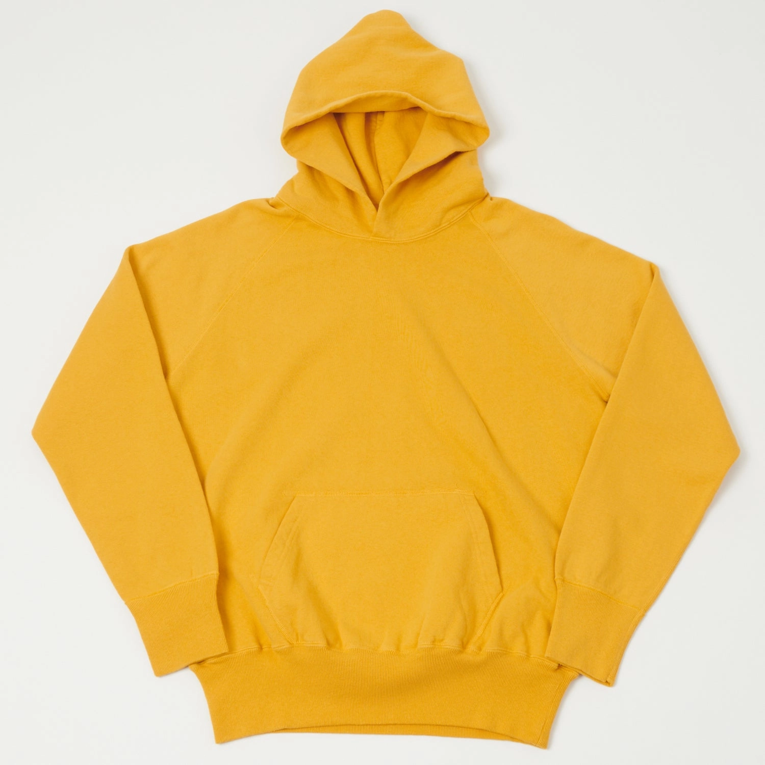 ethnic print Warehouse & Co 462 Raglan Sleeve Hooded Sweatshirt - Yellow