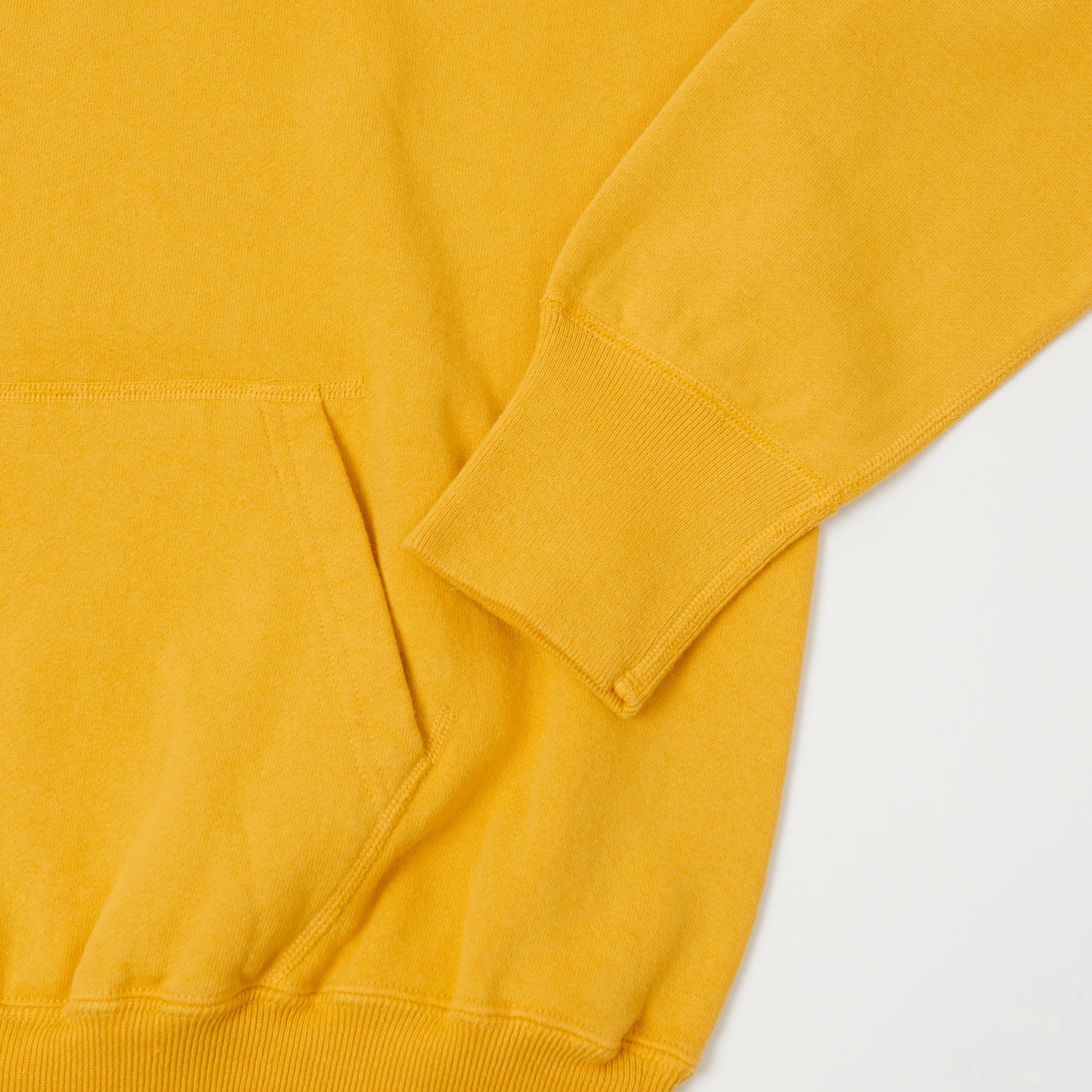 Warehouse & Co 462 Raglan Sleeve Hooded Sweatshirt - Yellow Travel Companion