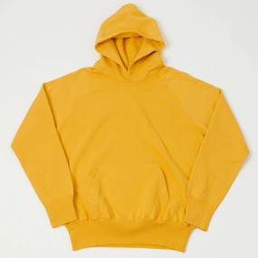 ethnic print Warehouse & Co 462 Raglan Sleeve Hooded Sweatshirt - Yellow