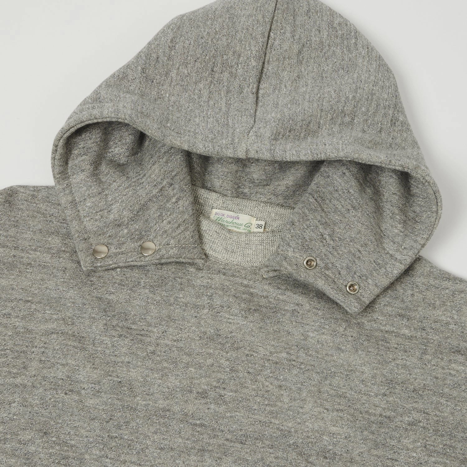 Warehouse & Co 469 Hooded Sweatshirt - Heather Grey product concert wear energy product holiday wearability