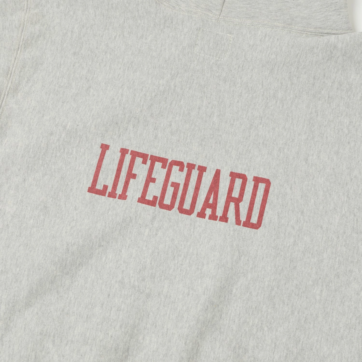 Warehouse & Co 484 'Lifeguard' Reverse Weave Hooded Sweatshirt - Heather Grey Warm Comfort