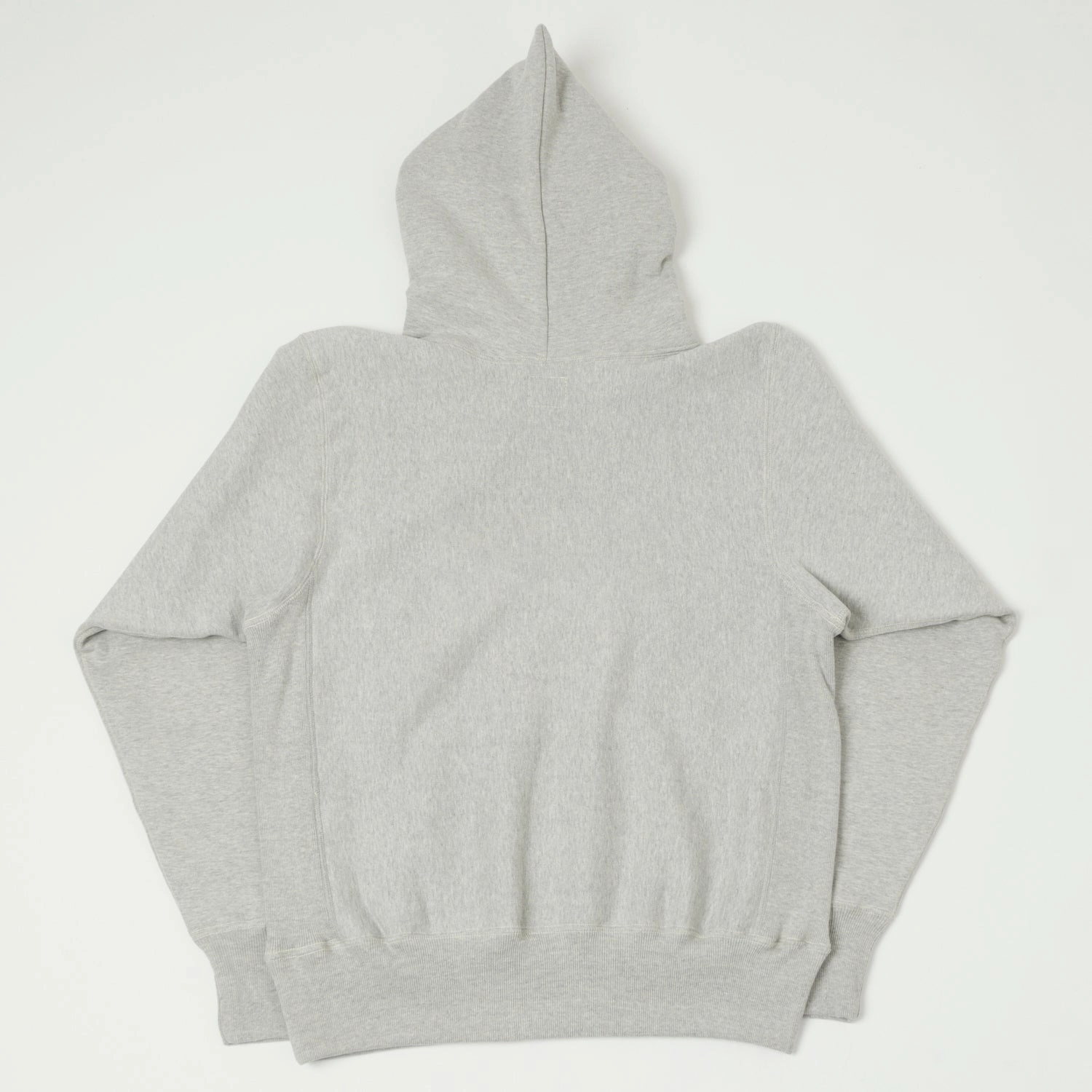 Warehouse & Co 484 Reverse Weave Hooded Sweatshirt - Heather Grey product watch punctuality Soft Comfort