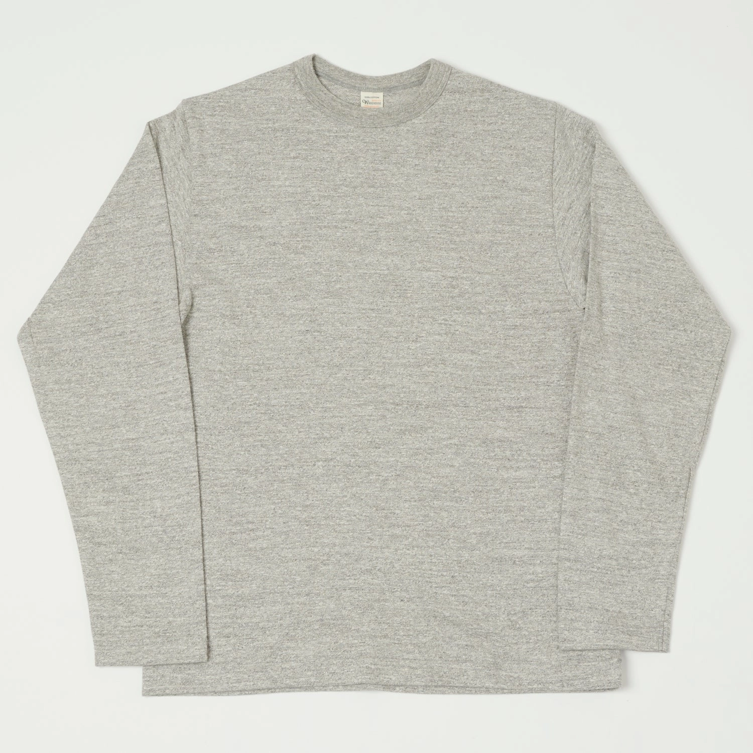 Layerable Look Warehouse & Co 5906 Long Sleeve T-Shirt - Heather Grey