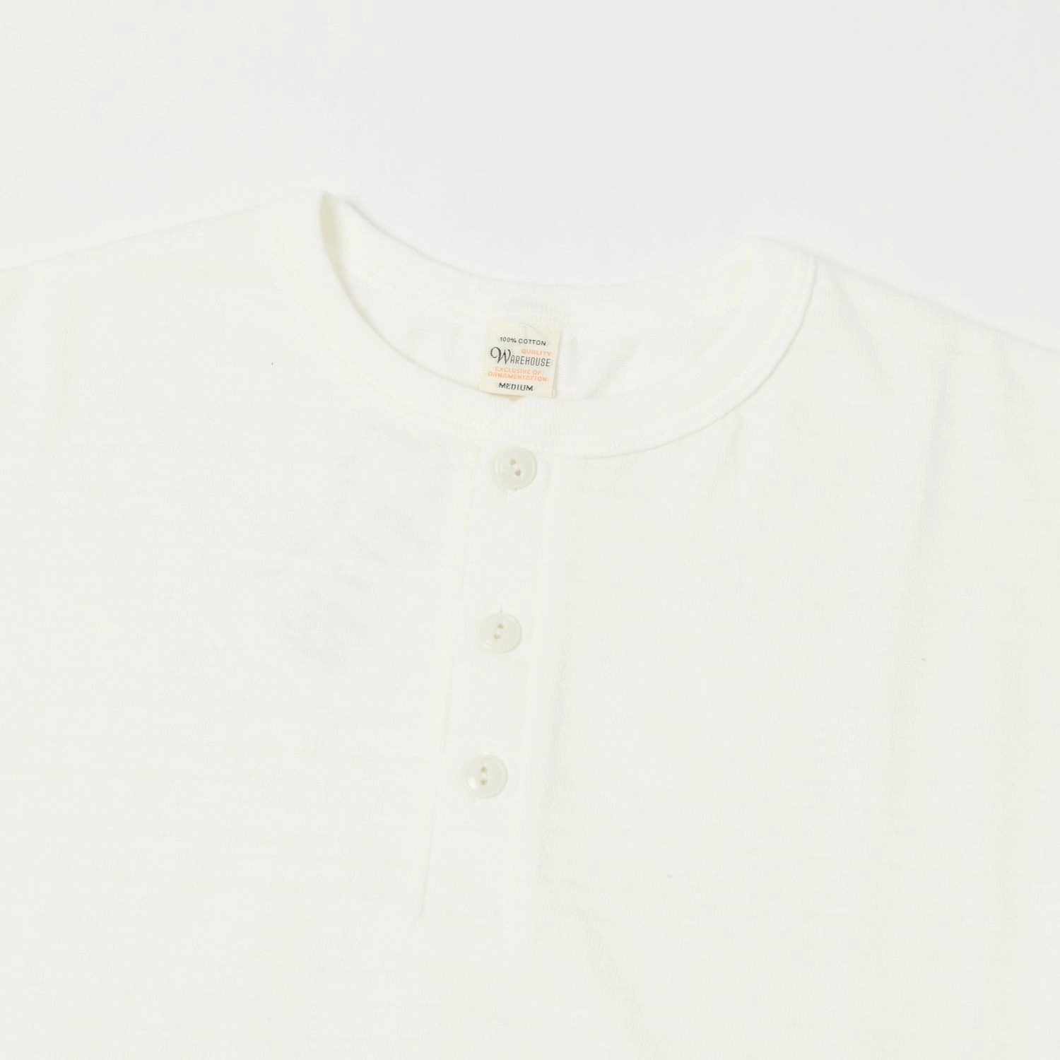 Effortless Wear Fit Stylish Wearable Warehouse & Co 5907 Long Sleeve Henley - Off White