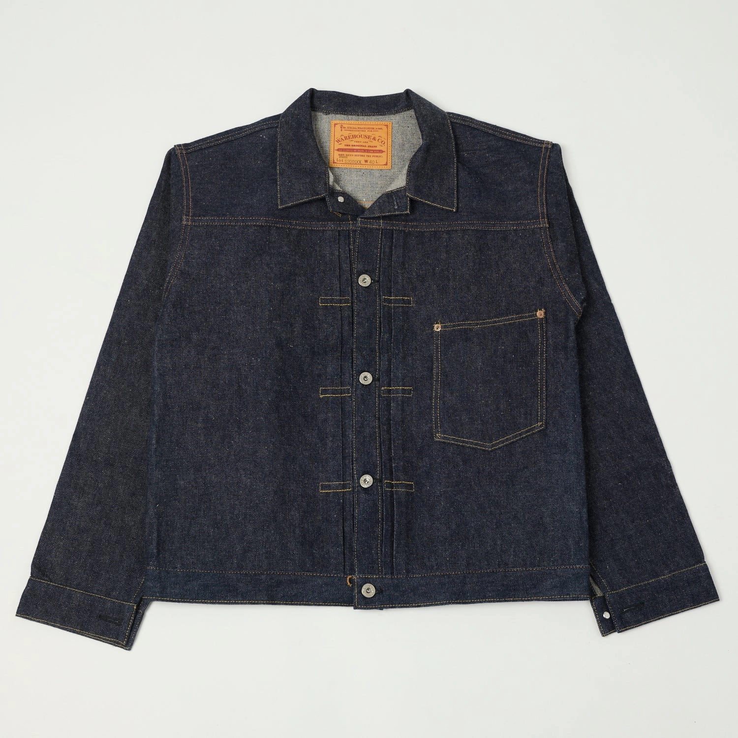 Warehouse & Co S2001XX (2000XX) 1946 Model Denim Jacket - Raw Wax