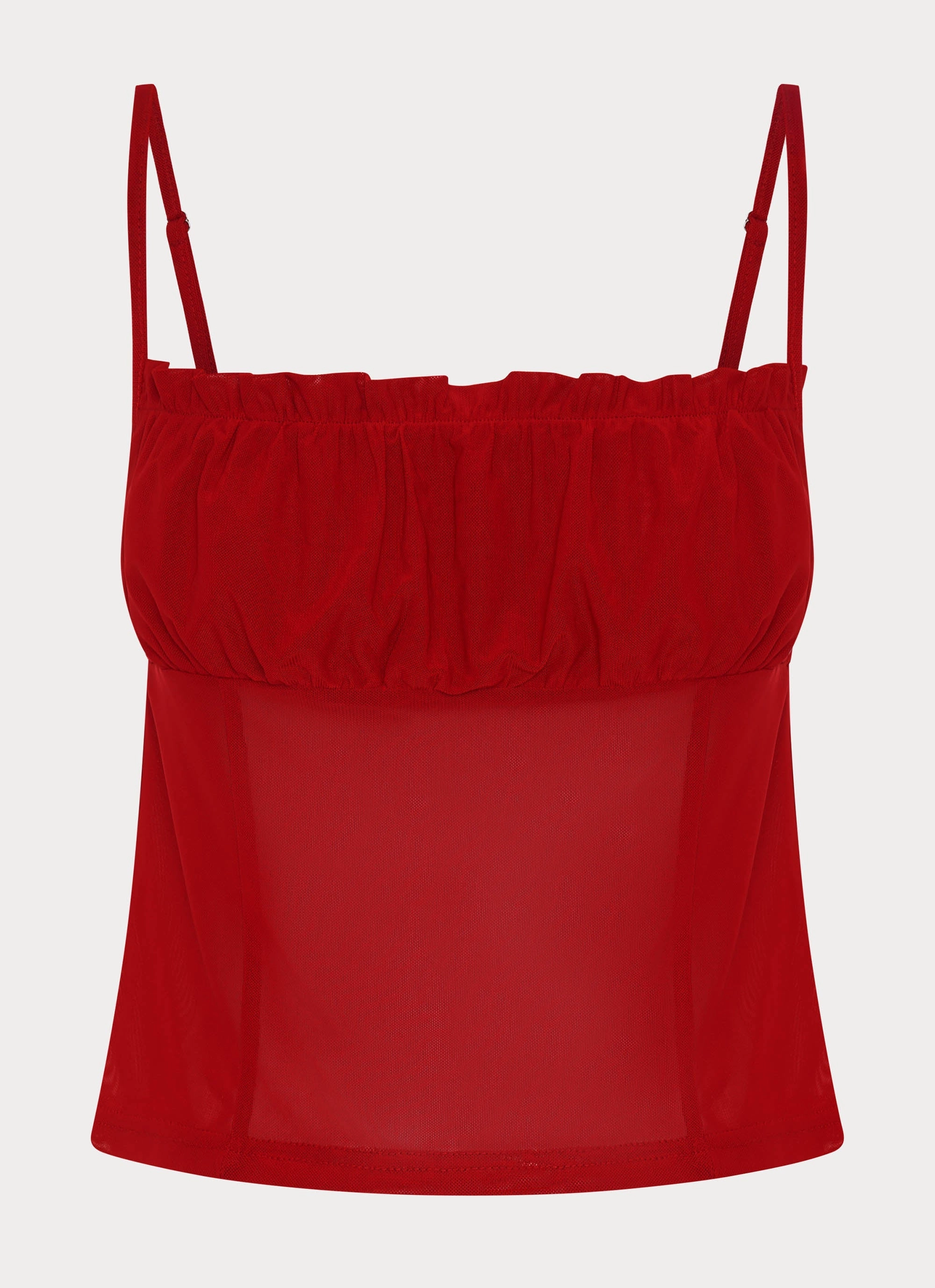 Dionne Top - Red Boho Aesthetic Fresh Energy