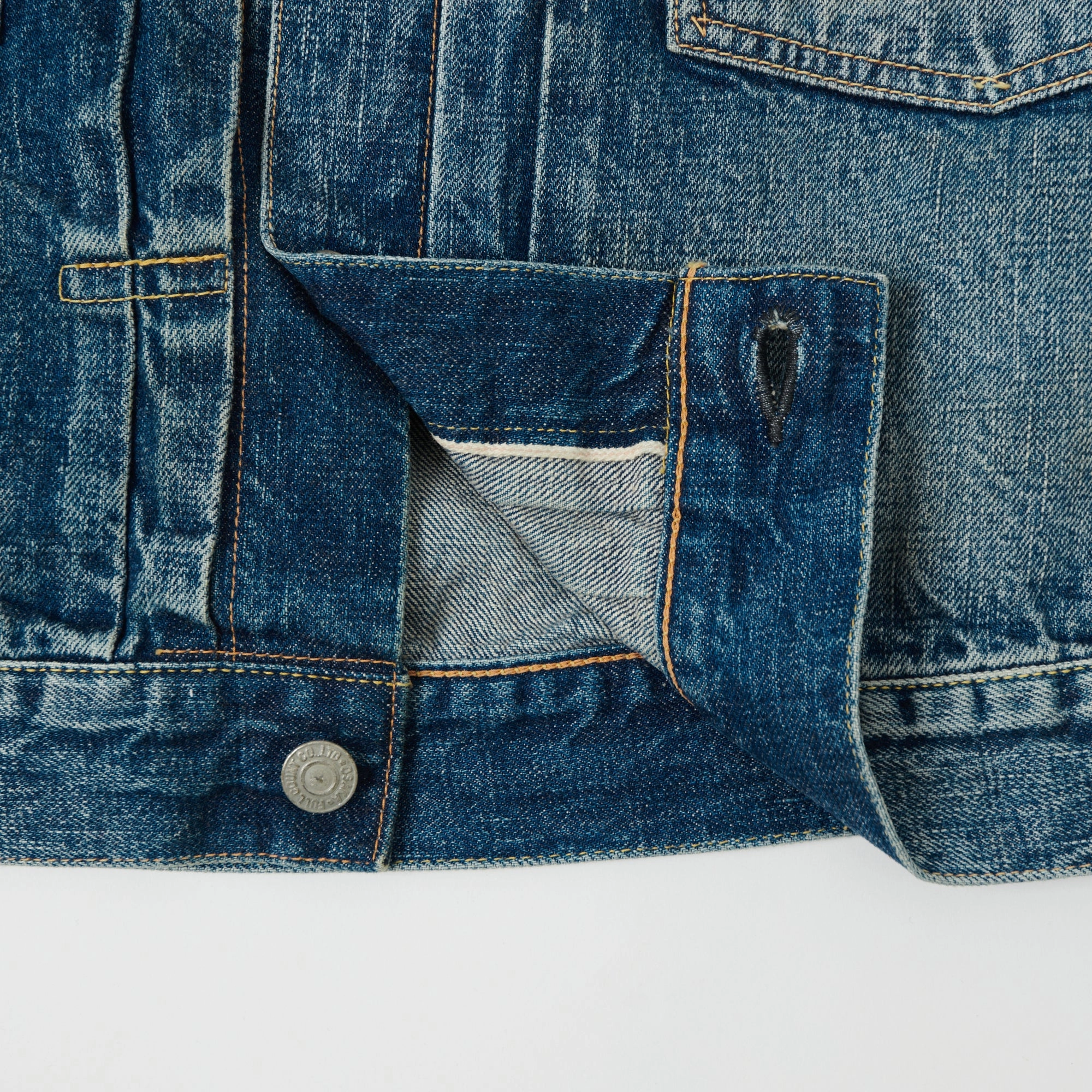 Full Count 2102 13.75oz Type II Denim Jacket - 'More Than Real' Wash Anti-pilling Comfortable fit