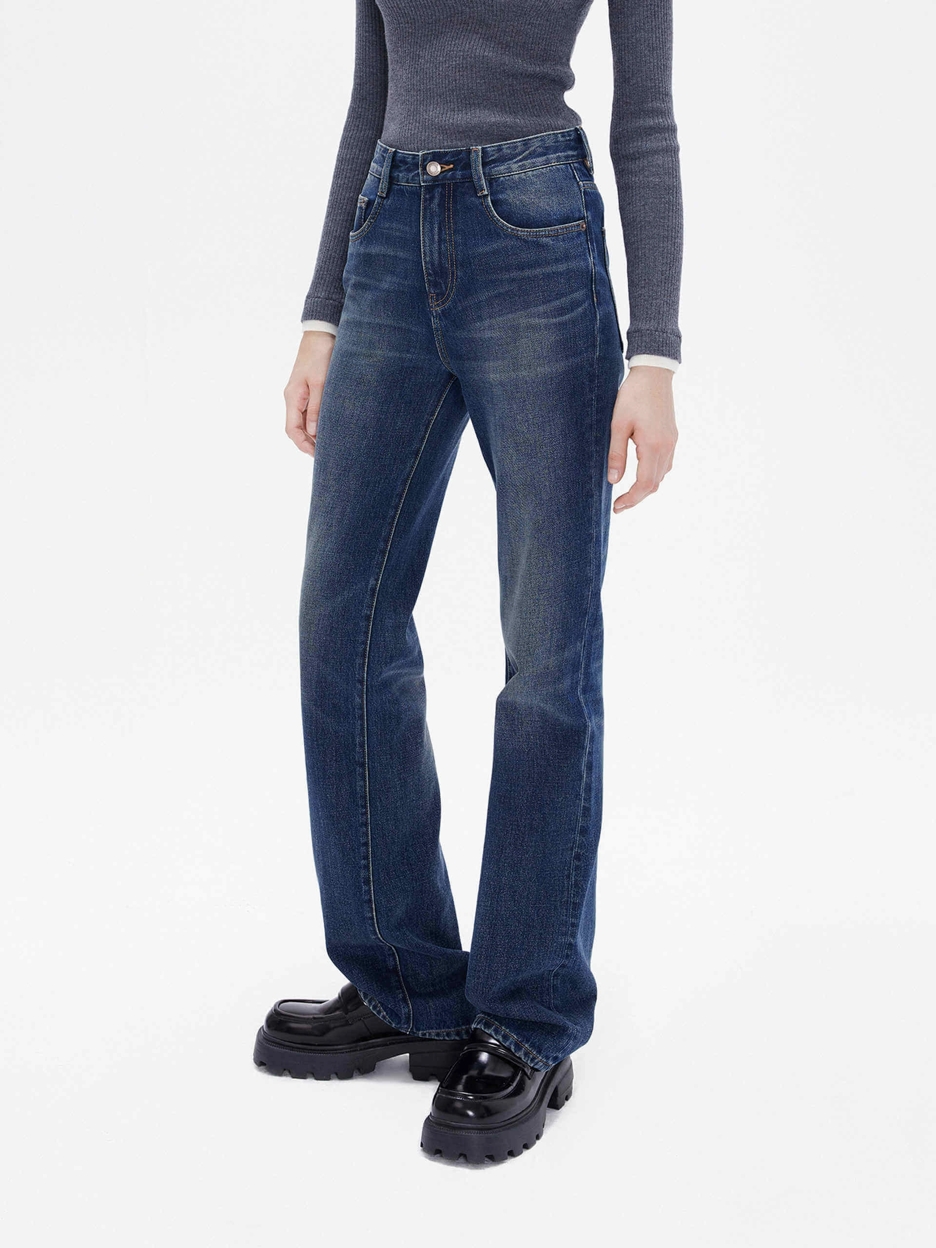 Daily Go-To High Rise Straight Jeans