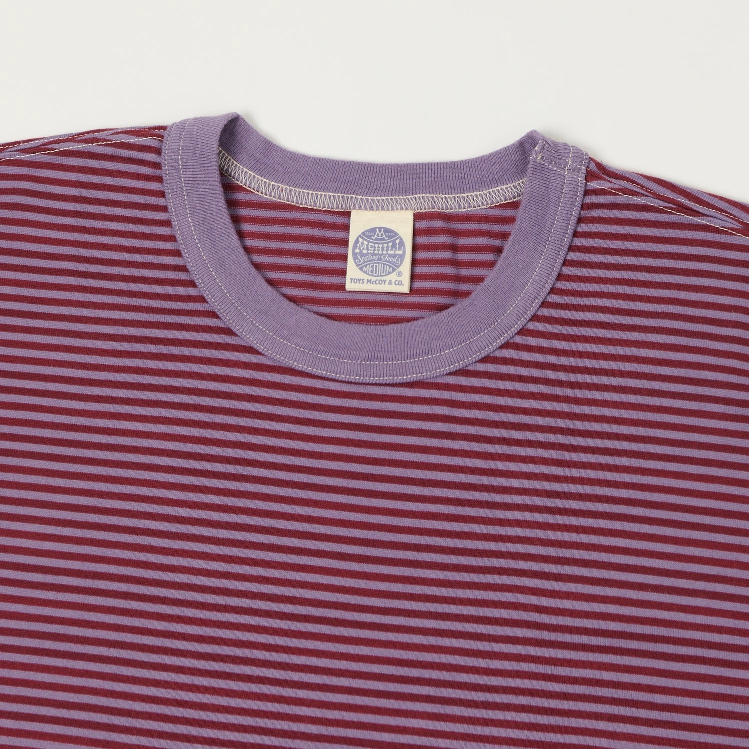 TOYS McCOY 'The Great American Hero' Stripe T-Shirt - Blue/Red Casual Wear