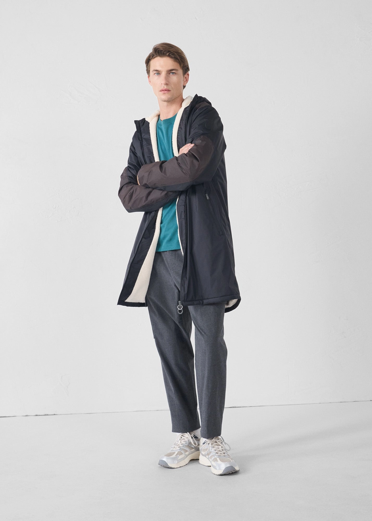 ReinforcedStressPoints Imperm??able sherpa long Noir Hallin sherpa