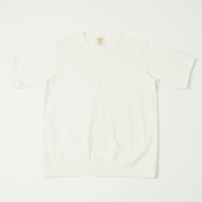 SoftTouchFinish Jackman Dotsume Rib T-Shirt - Off White