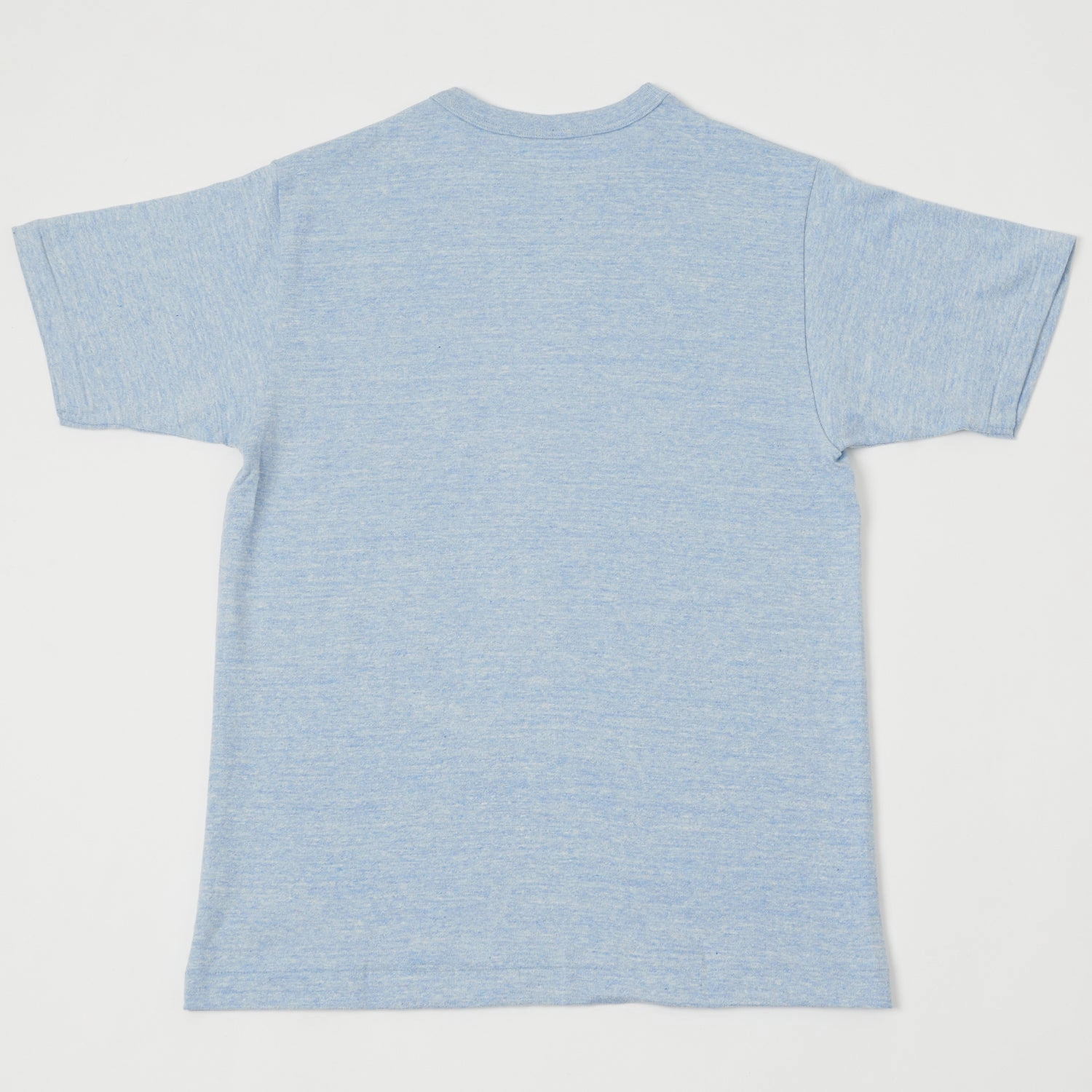 Heat Transfer Printing Oversized Fit Warehouse & Co 4096 Cotton Rayon T-Shirt - Heather Blue