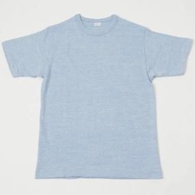Warehouse & Co 4096 Cotton Rayon T-Shirt - Heather Blue DropShoulderDesign