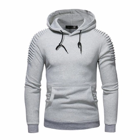 Cozy Base Bonded Seam Construction West Louis? Fashion Stitching Hoodie