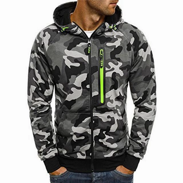 All-Day Fit Elk like West Louis? Winter Causal Camo Hoodies