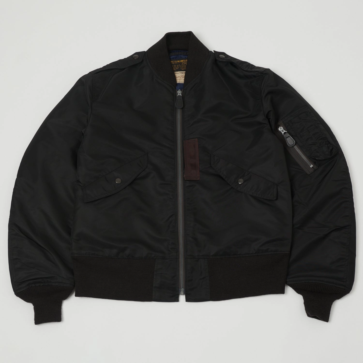 Razor Buzz Rickson's x William Gibson L-2B Flight Jacket 'Regular' - Black