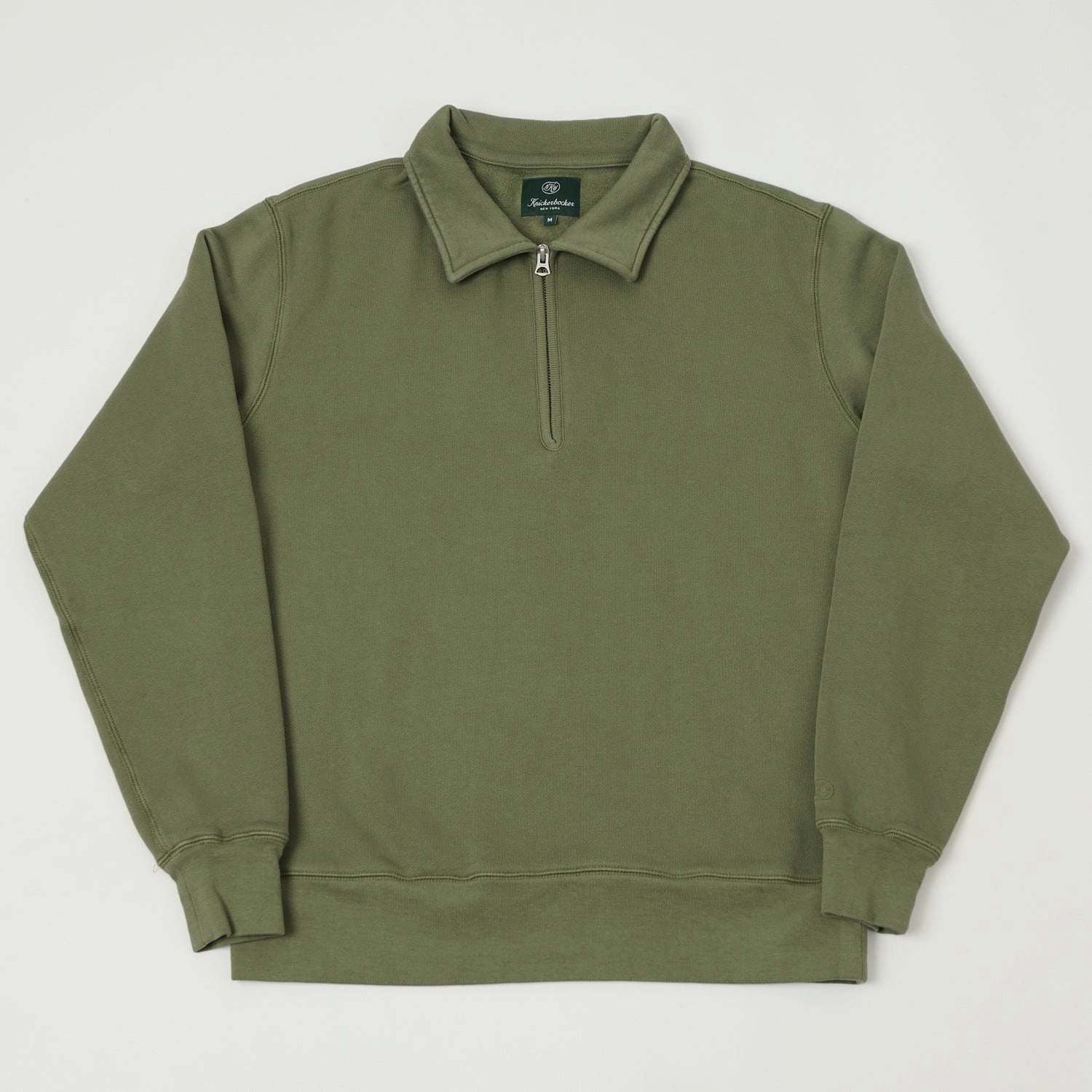 right for travel Knickerbocker 'Stadium Loft' Quarter Zip Sweatshirt - Laurel
