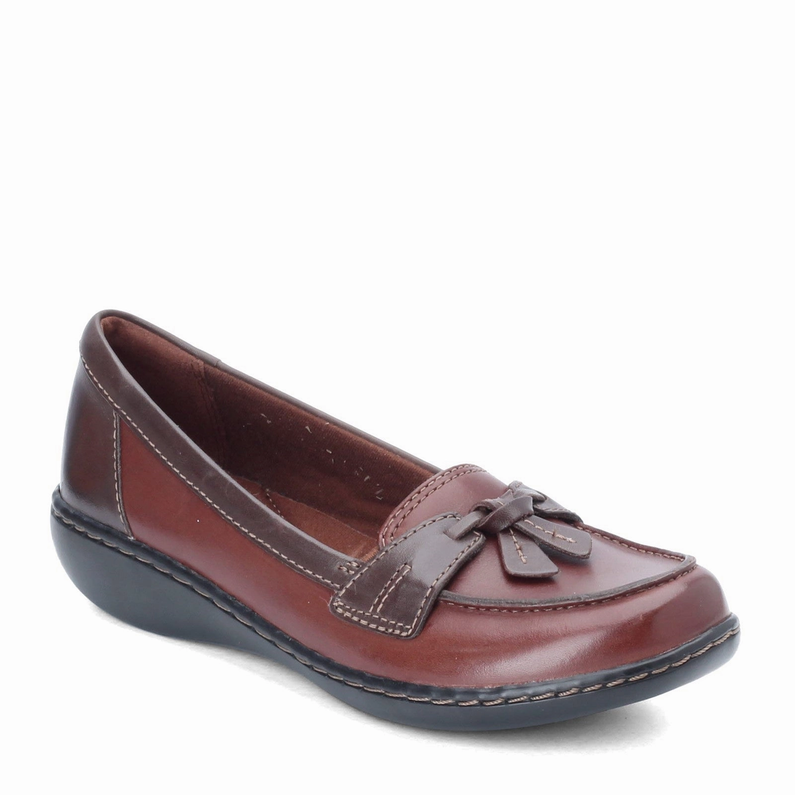 Comfortable Support Women's Clarks, Ashland Bubble Loafer